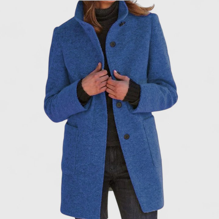 ELLE | HIGH COLLAR COAT
