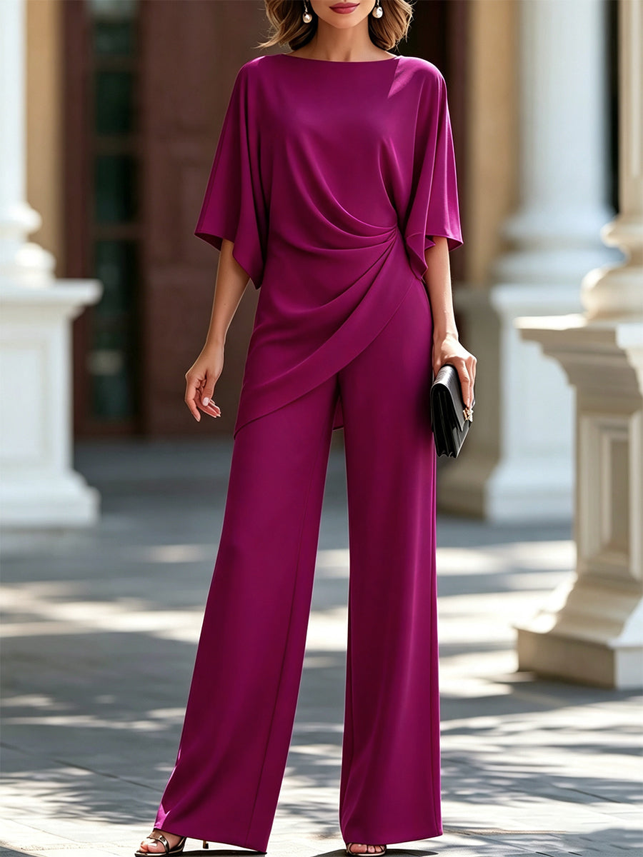 JAMIEY | DRAPED TWO-PIECE SET