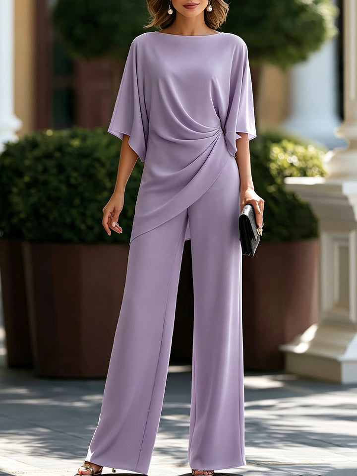 JAMIEY | DRAPED TWO-PIECE SET