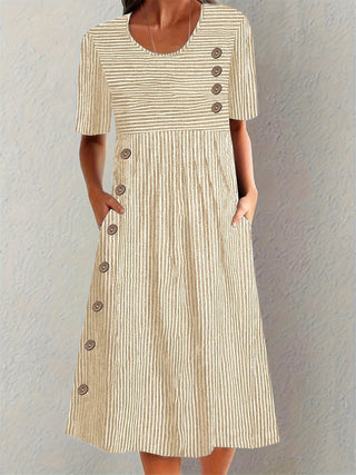 Hazel | Striped Dress