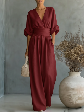 Eliane | V-Neck Jumpsuit