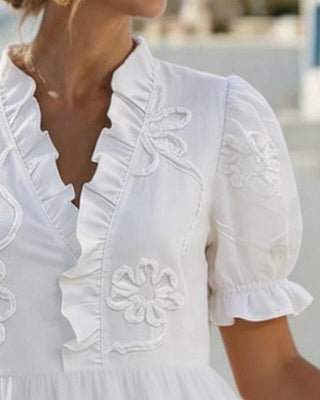 ELISA | FLORAL MIDI DRESS FOR WOMEN