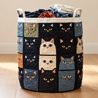 KATIE | CAT LAUNDRY BASKET