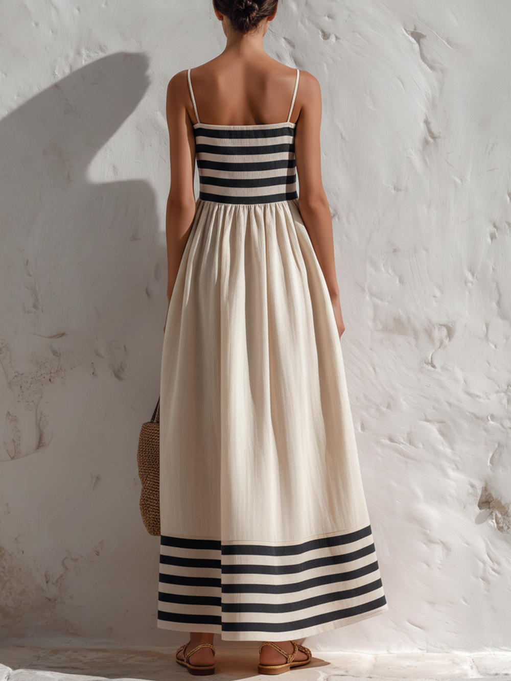 Ortensia | Striped Maxi Dress