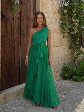 Tracey | Ruffle Maxi Dress