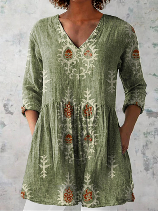 Elise | V-Neck Blouse