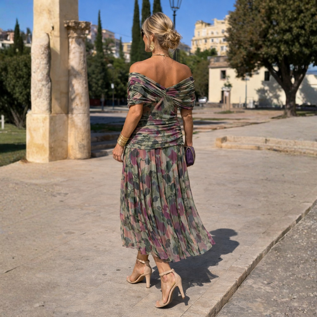 Lydia Off Shoulder Maxi Dress Style