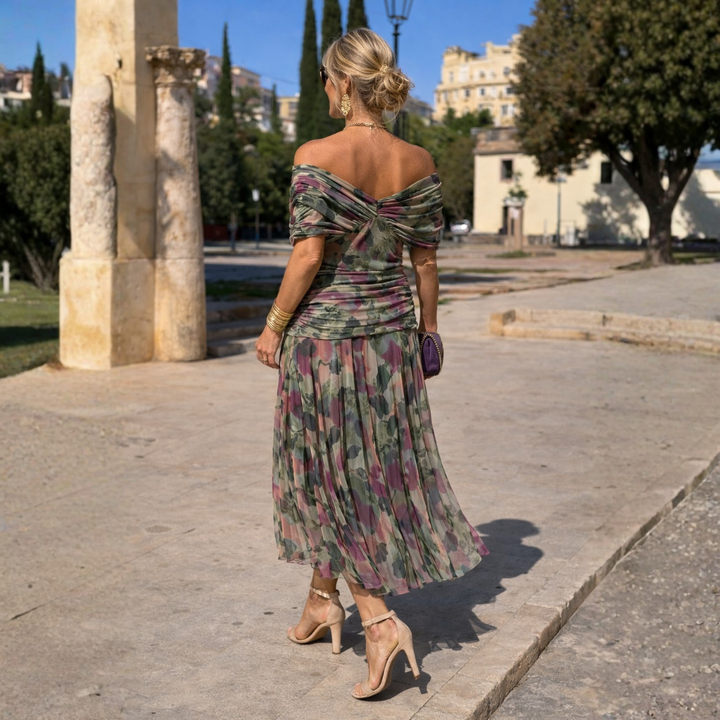 Lydia Off Shoulder Maxi Dress Style
