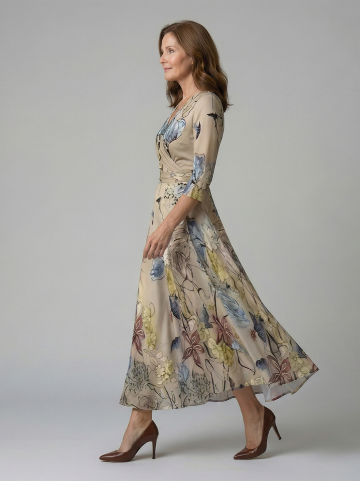 NATALIA | FLORAL MAXI DRESS FOR WOMEN