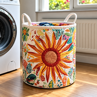 FLORIA | FLOWER LAUNDRY BASKET