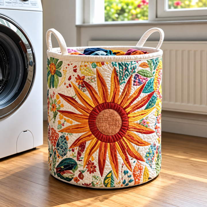 FLORIA | FLOWER LAUNDRY BASKET