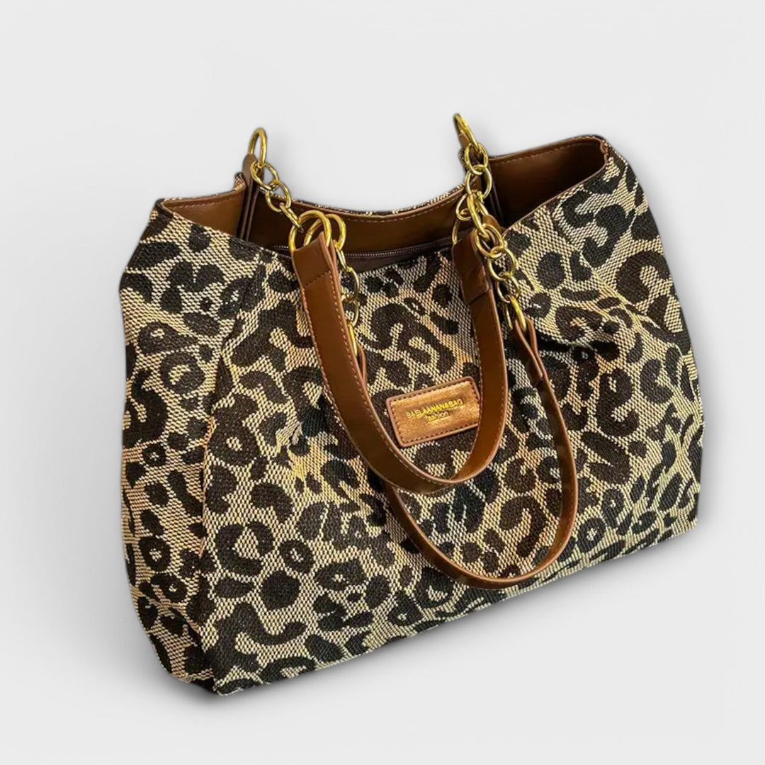 CAMILLE | LEOPARD TOTE BAG