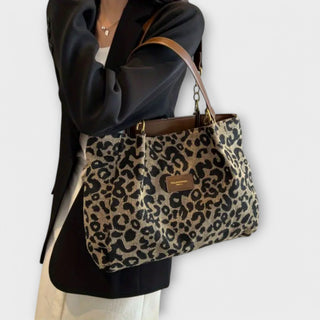 CAMILLE | LEOPARD TOTE BAG