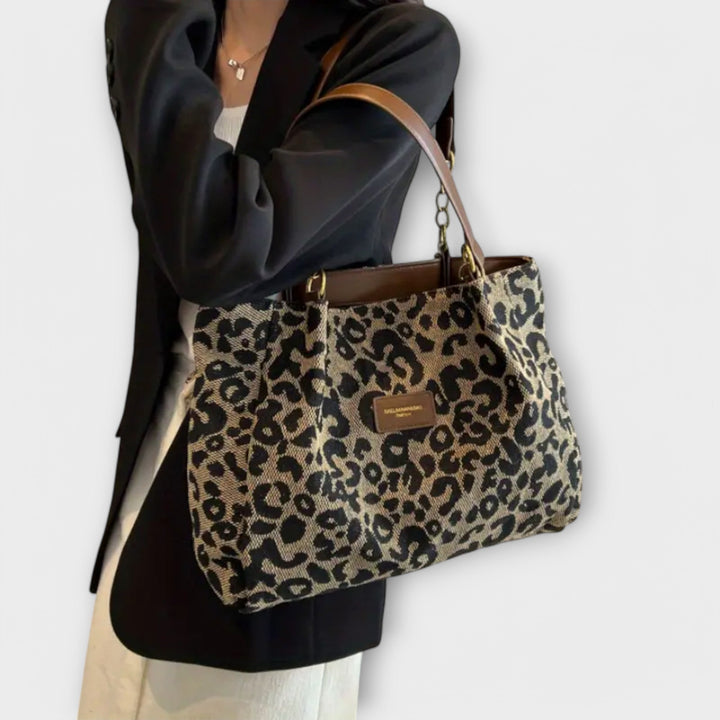 CAMILLE | LEOPARD TOTE BAG