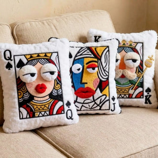 POKER KING | CHARACTER THROW PILLOW