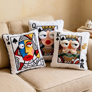 POKER KING | CHARACTER THROW PILLOW