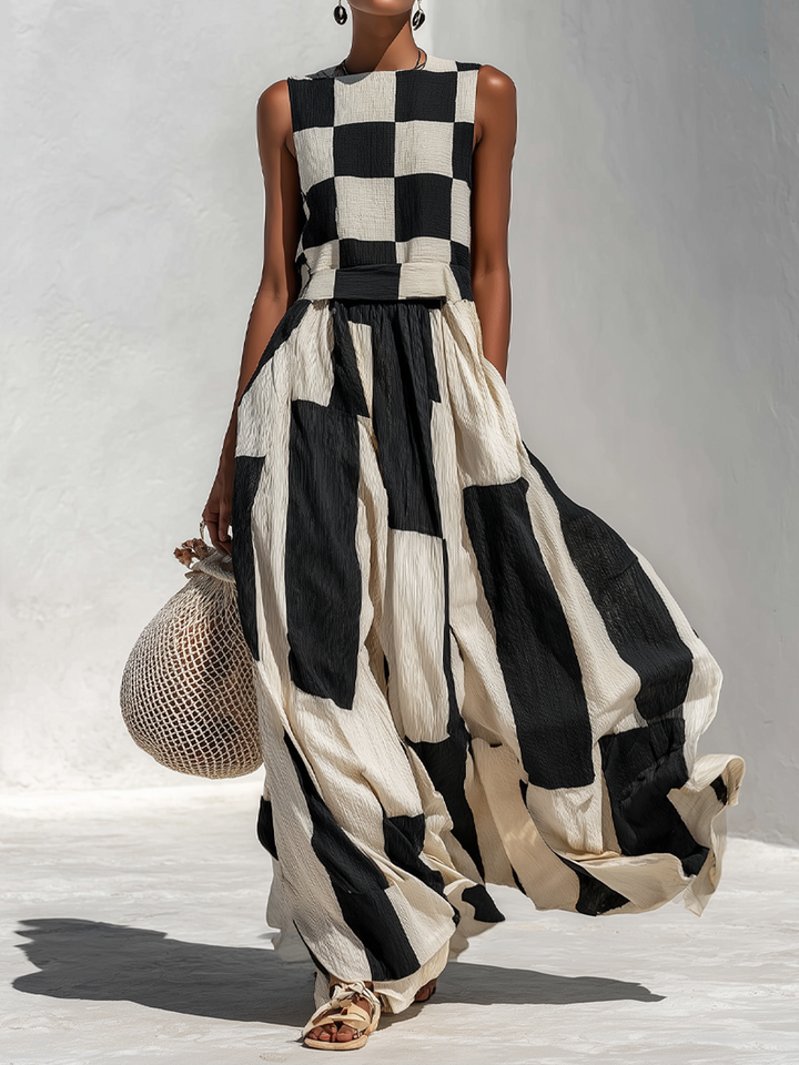 Ardenne™ | Plaid Maxi Dress