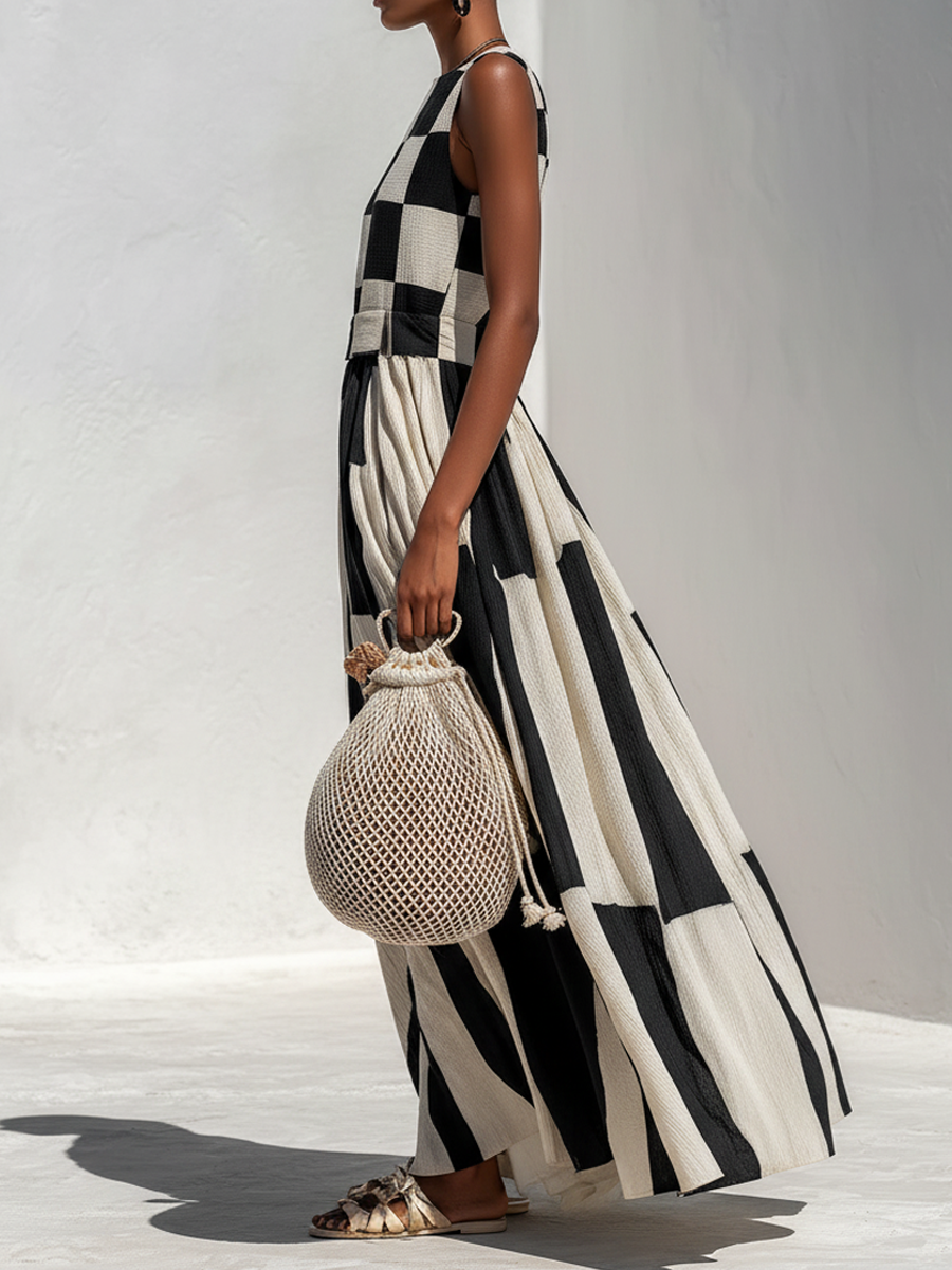 Ardenne™ | Plaid Maxi Dress