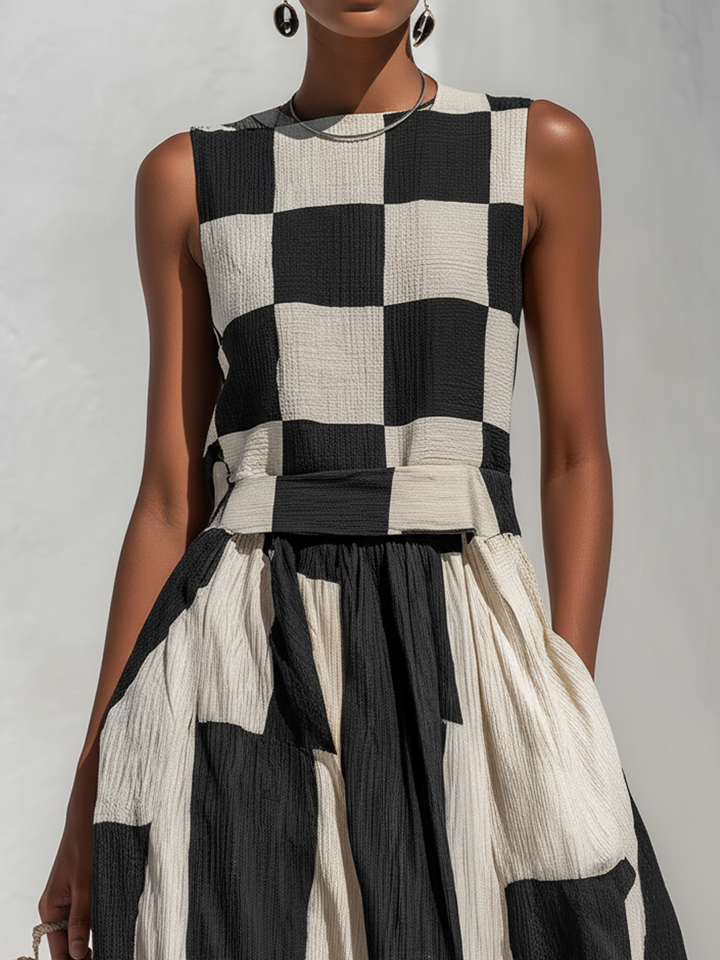 Ardenne™ | Plaid Maxi Dress