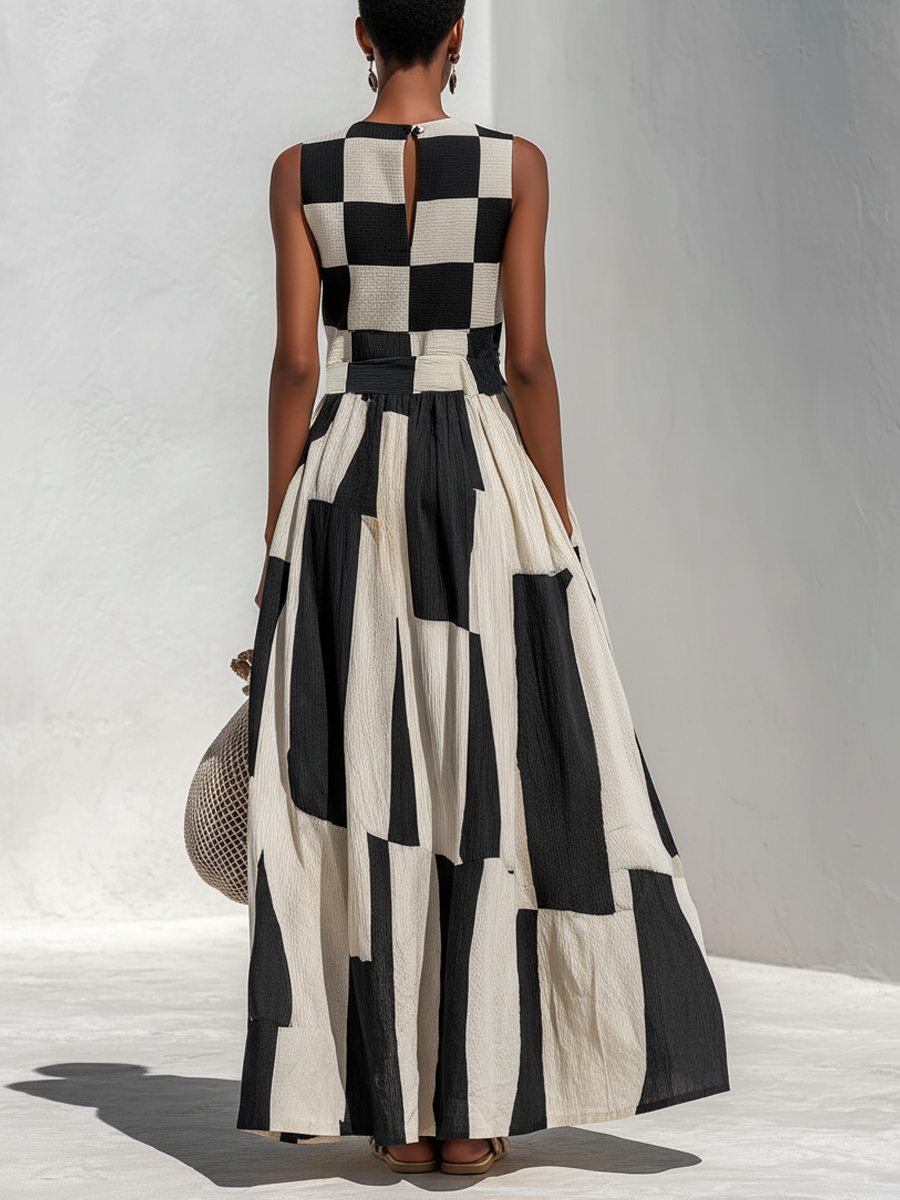 Ardenne™ | Plaid Maxi Dress