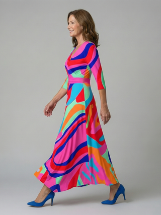 NATALIA | FLORAL MAXI DRESS FOR WOMEN