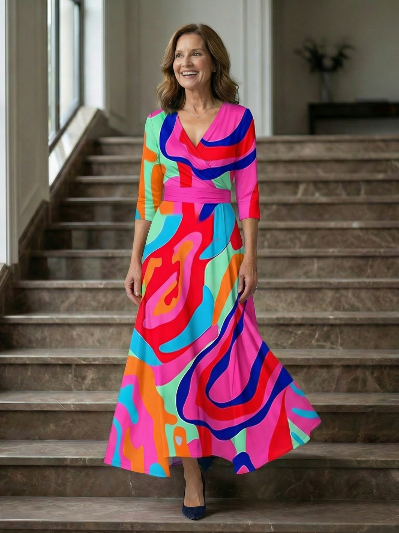 NATALIA | FLORAL MAXI DRESS FOR WOMEN