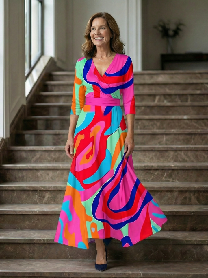 NATALIA | FLORAL MAXI DRESS FOR WOMEN