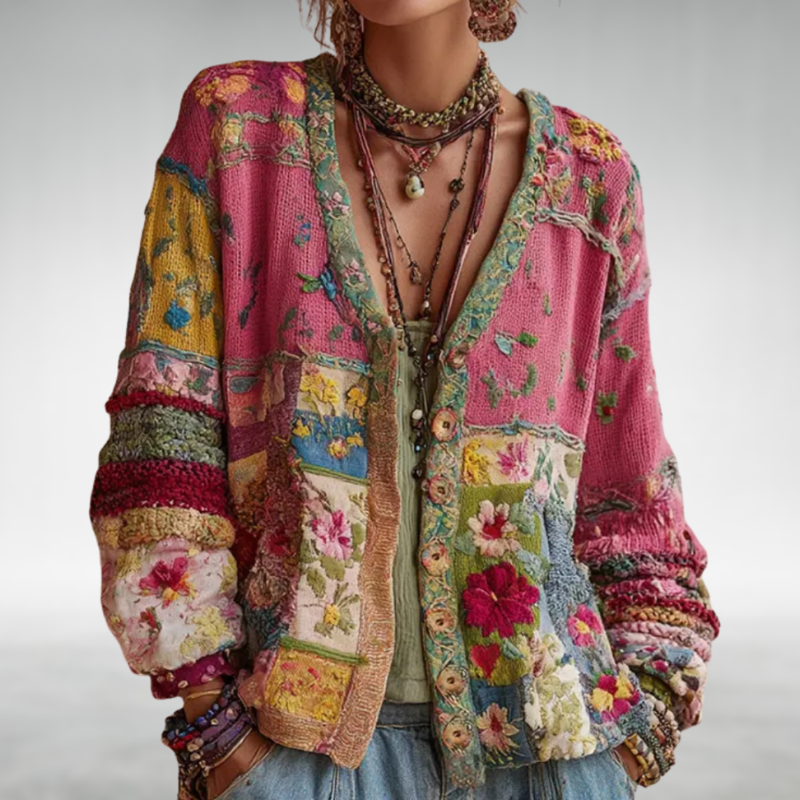 TAMSIN | PATCHWORK BOHO CARDIGAN