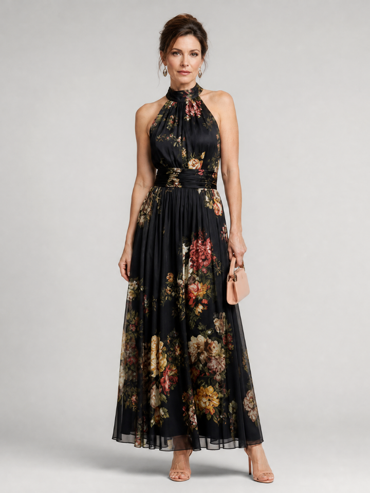 Sienna | Halter Midi Dress