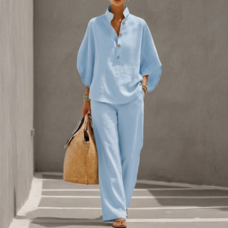 Azure | Wide-Leg Pants Set