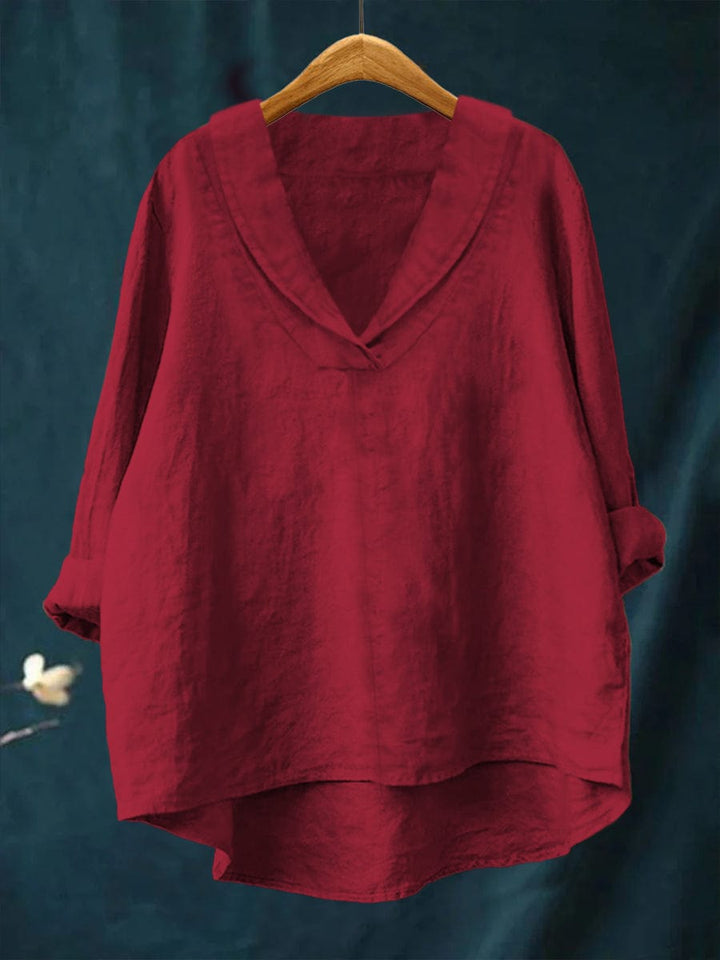 Hortense™ | Fluid V-Neck Blouse