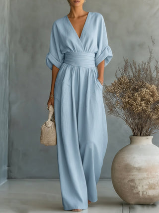 Eliane | V-Neck Jumpsuit
