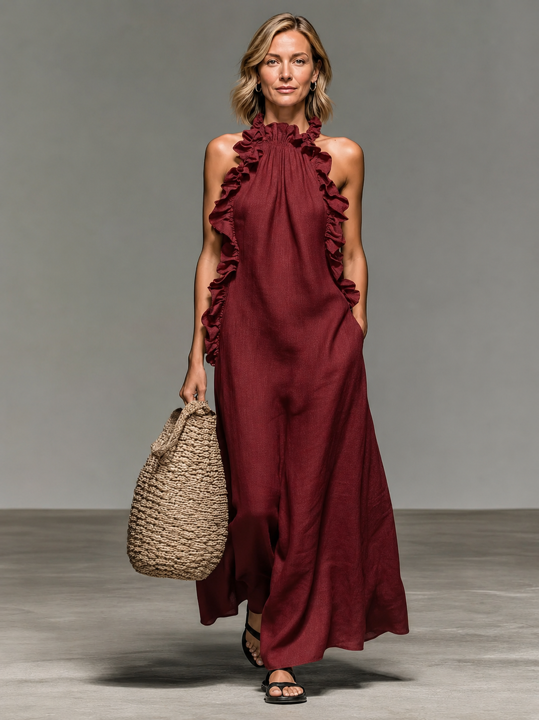 Emma | Soft Ruffle Maxi