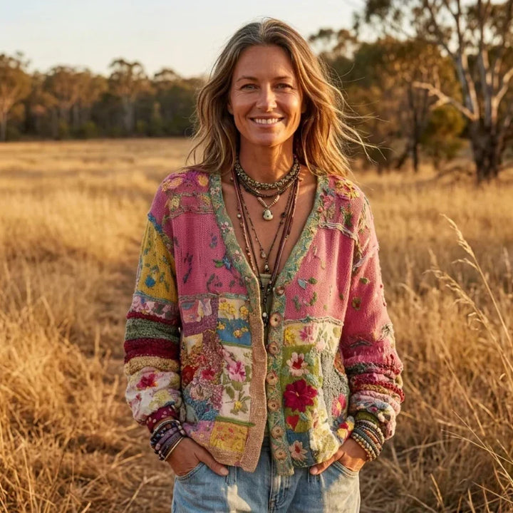 TAMSIN | PATCHWORK BOHO CARDIGAN