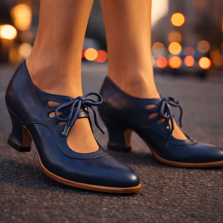 CAMILIA | LACE HEELS