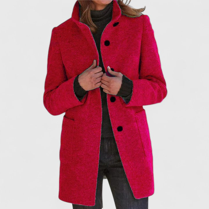 ELLE | HIGH COLLAR COAT