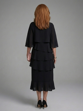 Maelis | Midi Dress Layered