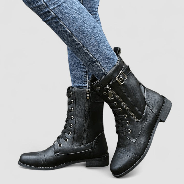 TALLULAH | BUCKLED WESTERN BOOTS