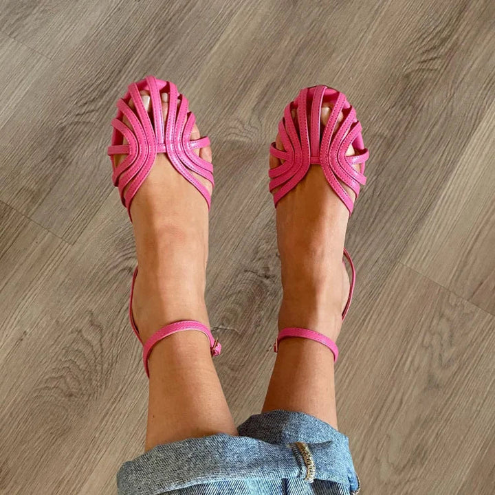 Gioiella | Rhinestone Flat Sandals