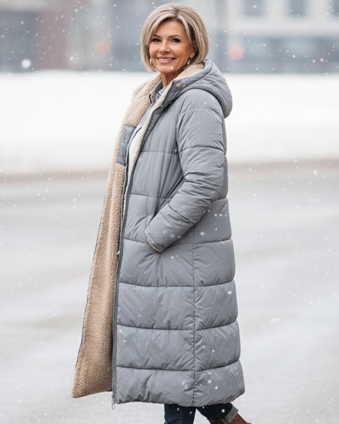 ELEANOR | REVERSIBLE HOODED COAT