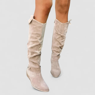 ADELIZA | SLOUCH KNEE-HIGH RIDING BOOTS