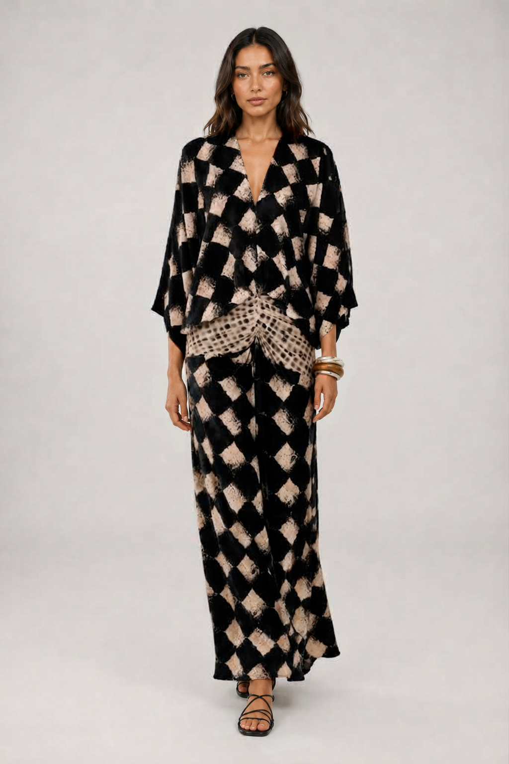 MAELIA | MEDITERRANEAN MOSAIC MAXI DRESS