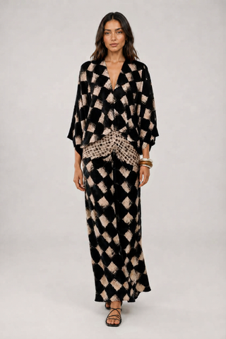 MAELIA | MEDITERRANEAN MOSAIC MAXI DRESS