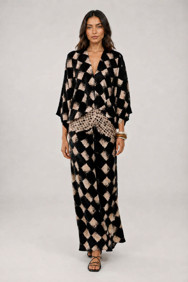 MAELIA | MEDITERRANEAN MOSAIC MAXI DRESS