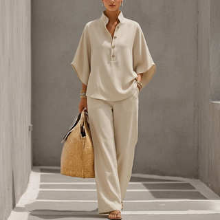 Azure | Wide-Leg Pants Set