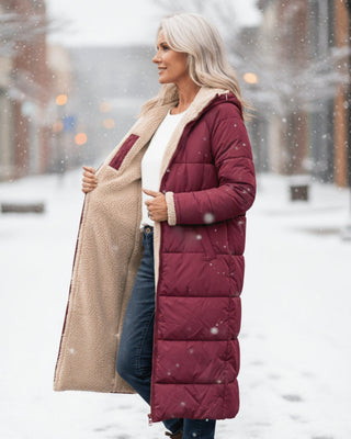 ELEANOR | REVERSIBLE HOODED COAT