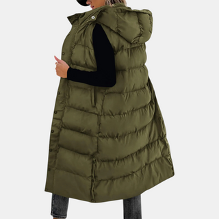CASSIE | HOODED LONGLINE GILET