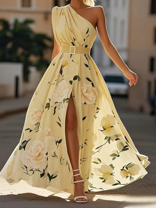 Julie | Floral Chiffon Maxi