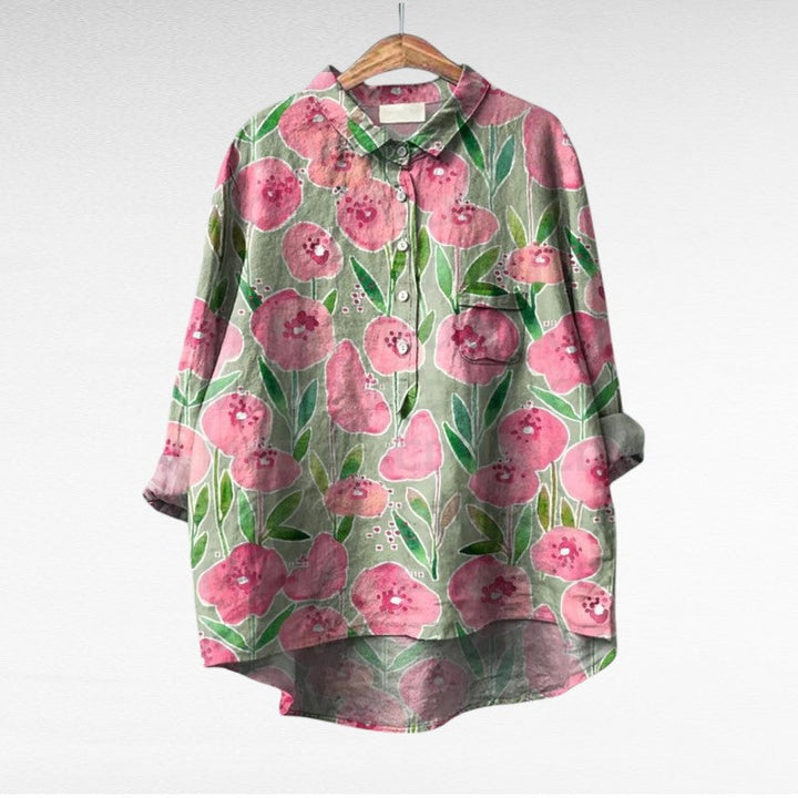 Esmee™ | Artistic Floral Blouse