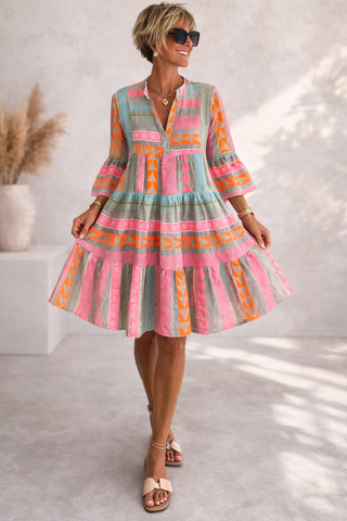 Nova | Vibrant Midi Dress
